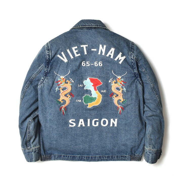 楽天市場】ベトジャン メンズ 刺繍 | 全2色 M~2XL アメカジ ブランド