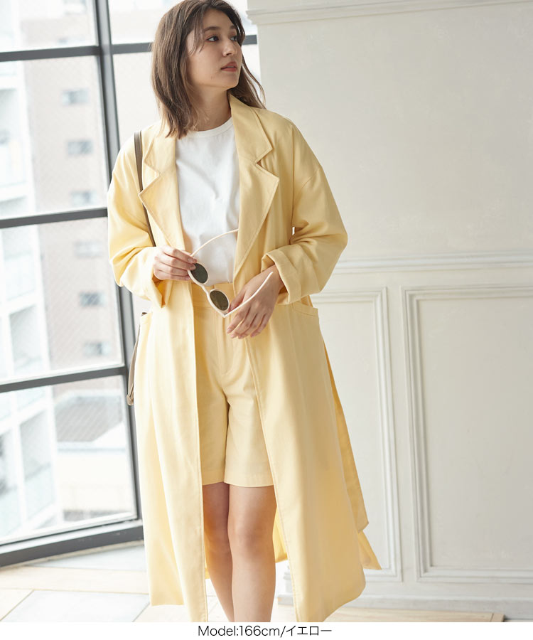 楽天市場】≪ 特別セール ≫ リネンブレンドガウンコート [K1025