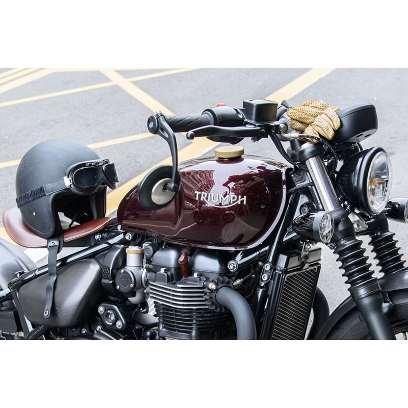 TRIUMPH ボンネビルt100空冷　タンクキャップ キー付き トライアンフ キー付きタンクキャップ のパーツレビュー | ボンネビル