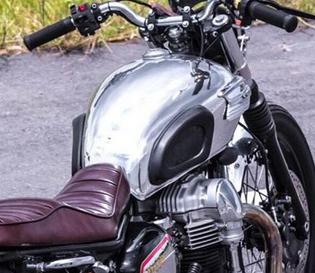 楽天市場】Kawasaki W650 アルミ タンク 