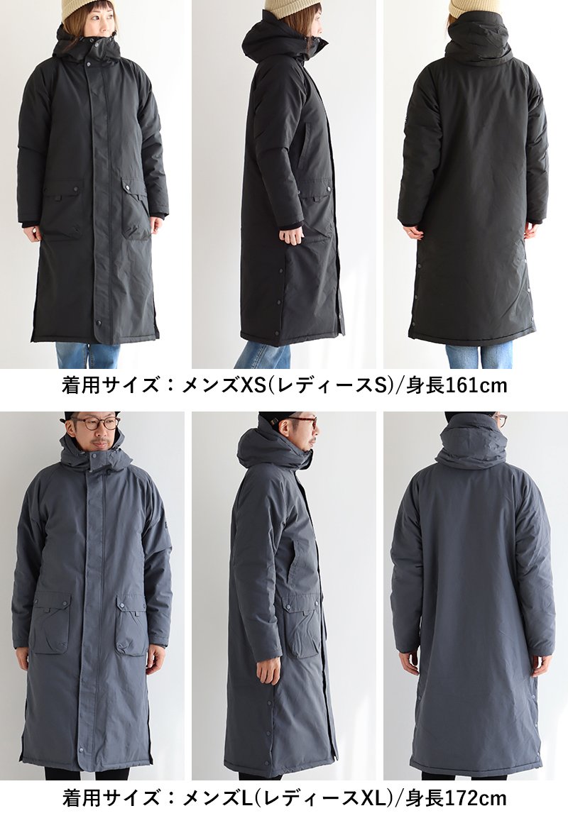 楽天市場】ベンチコート メンズ レディース 裏ボア Wジップ 袖リブ