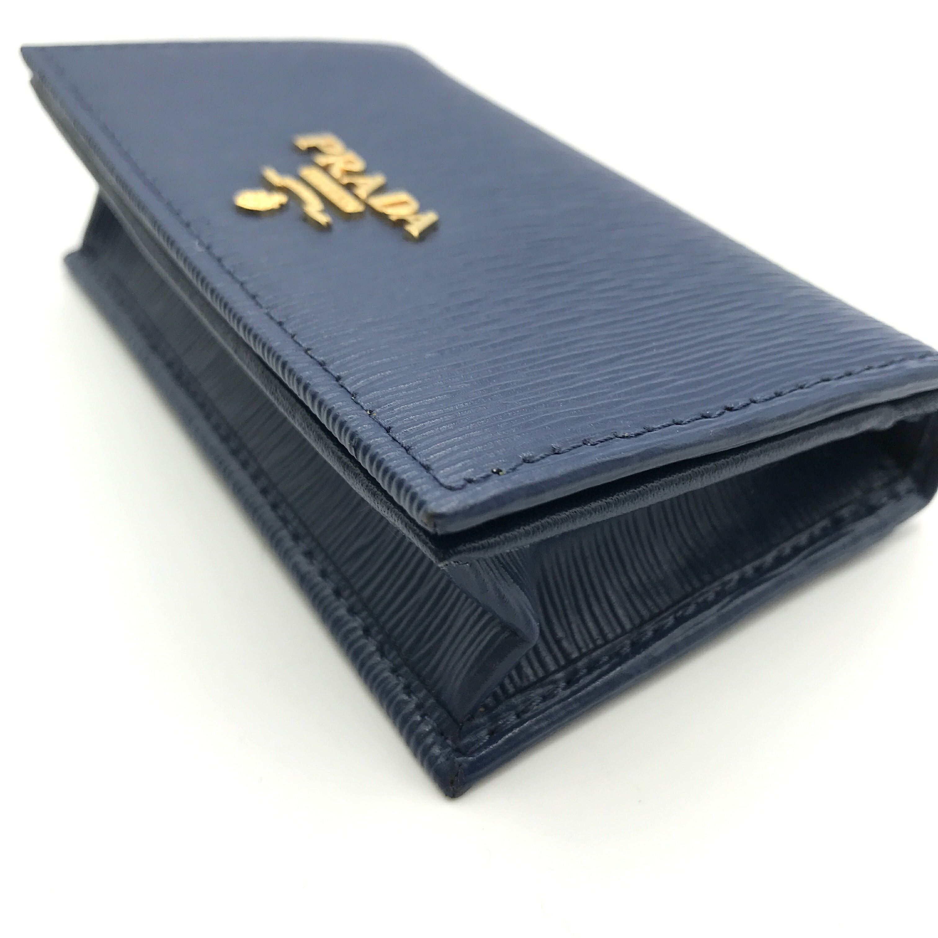 楽天市場】【中古】PRADA プラダ サフィアーノ メタルロゴ レザー