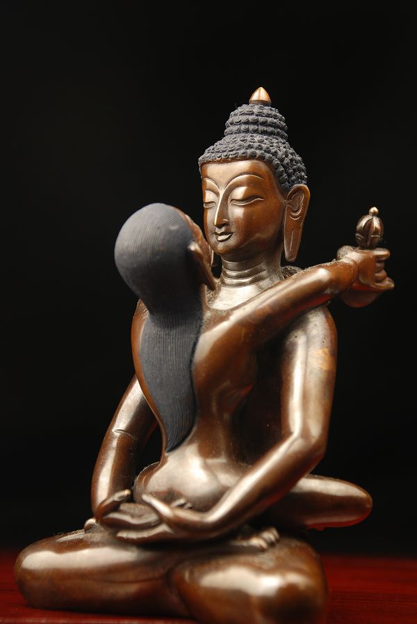 楽天市場】歓喜仏（ヤブユム）銅造 彫金仕上げ 一点もの : 仏像仏画