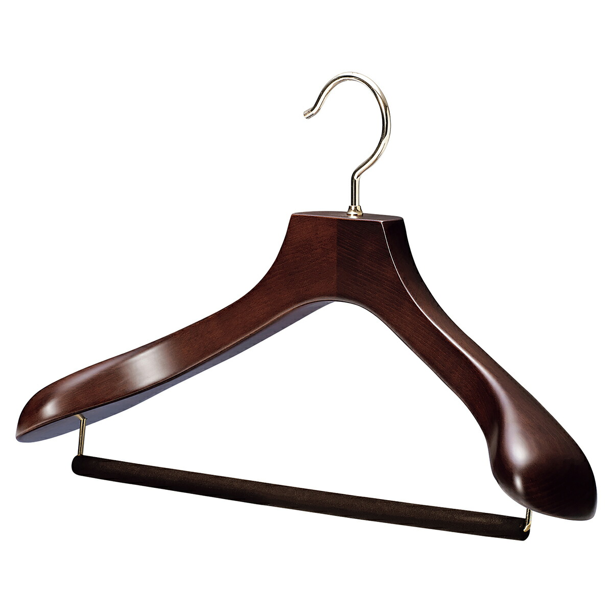 楽天市場】AUT-05/w430/フェルトバー/木製メンズスーツハンガー