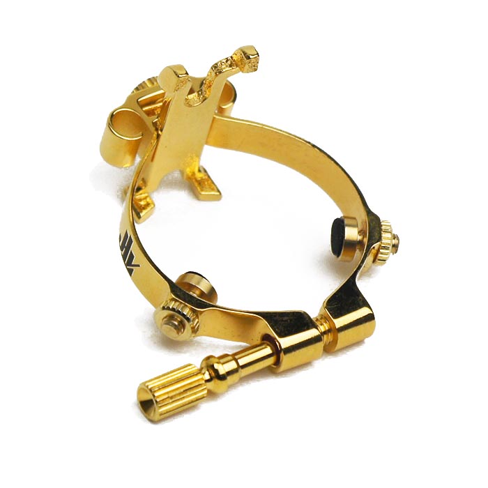 楽天市場】☆JLV アルトサックス用リガチャー 24金メッキ 【ラバー