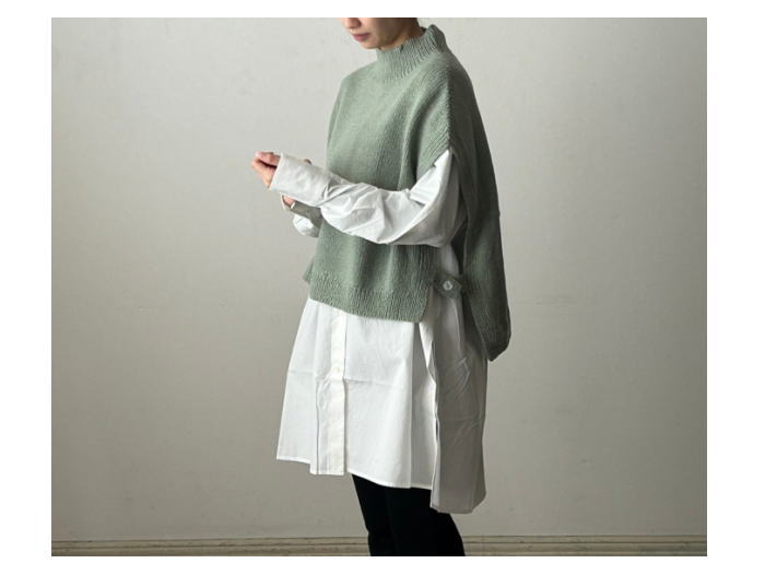 楽天市場】utilite(ユティリテ）ペルーニットモックネックベスト