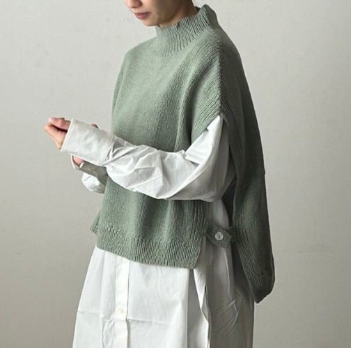 楽天市場】utilite(ユティリテ）ペルーニットモックネックベスト