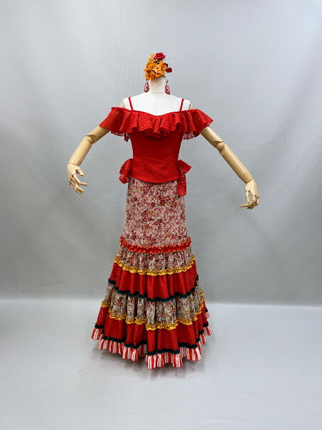 楽天市場】新ブランドnajanaja フラメンコ衣装 ツーピース ブラウス