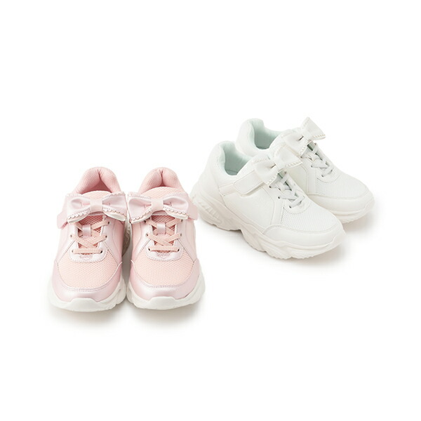 楽天市場】メゾピアノ(mezzo piano)リボンスニーカー : NARUMIYA