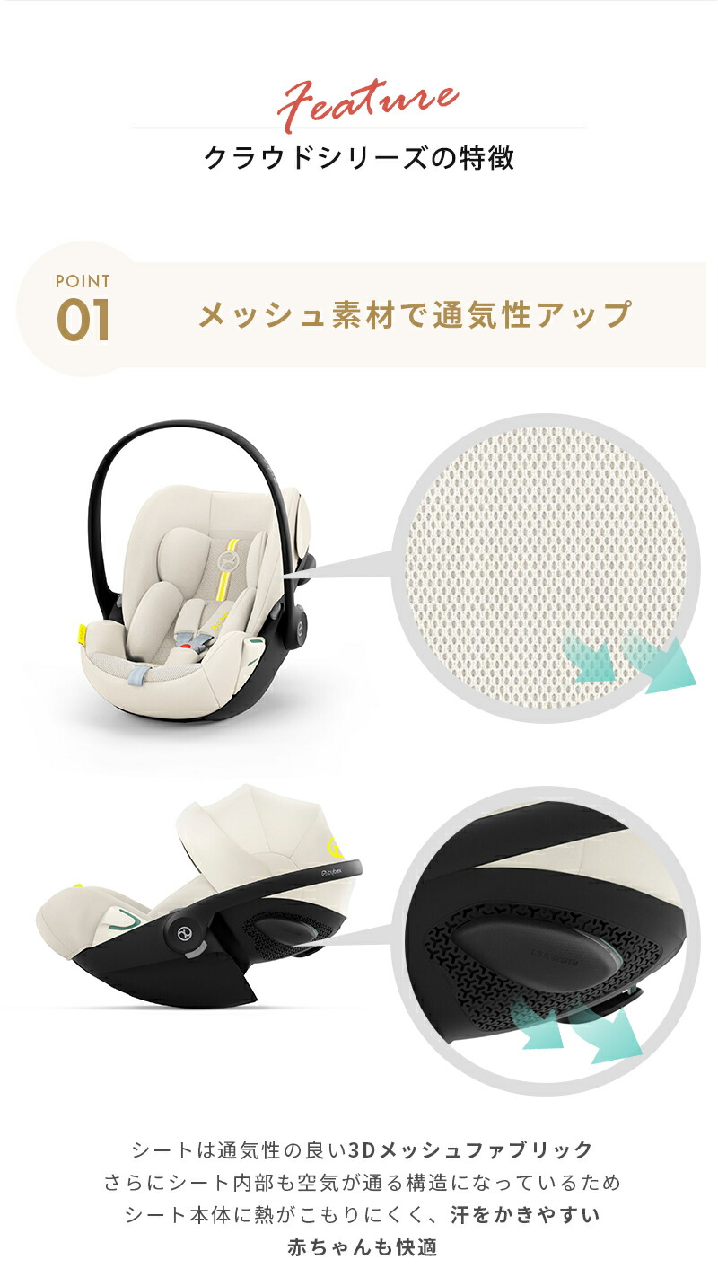 楽天市場】レビュー特典付き サイベックス クラウド G i-Size ベースG