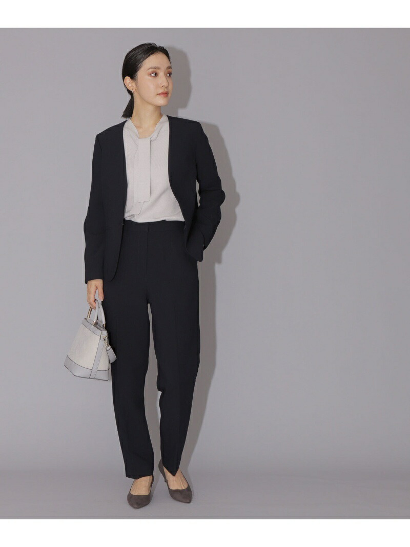 ナチュラルビューティーベーシック ノーカラー セットアップ パンツ L