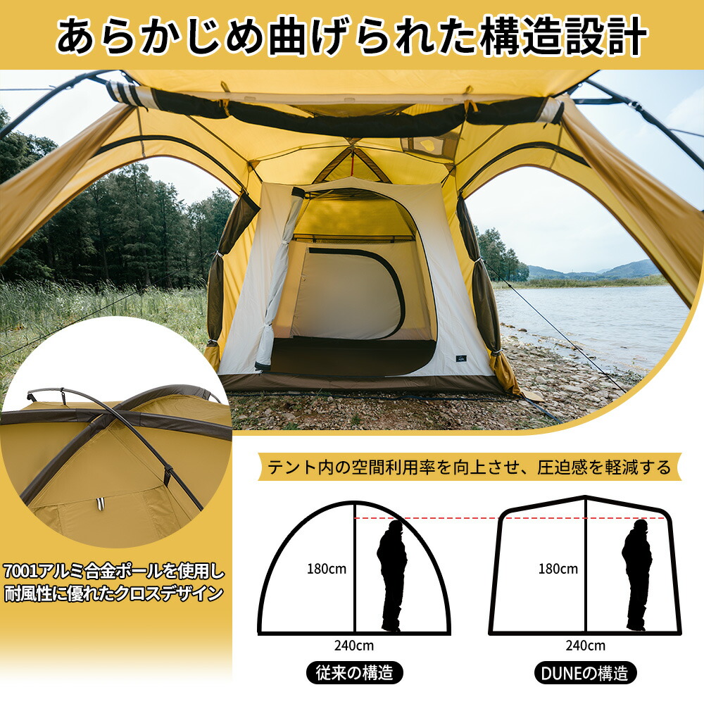 楽天市場】予約販売中☆SNSで大人気☆ Naturehike テント 2ルーム