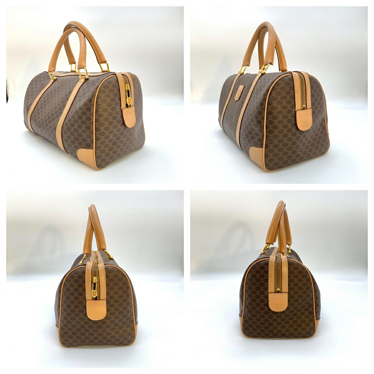 楽天市場】CELINE セリーヌ マカダム柄 M14 ボストン ボストンバッグ