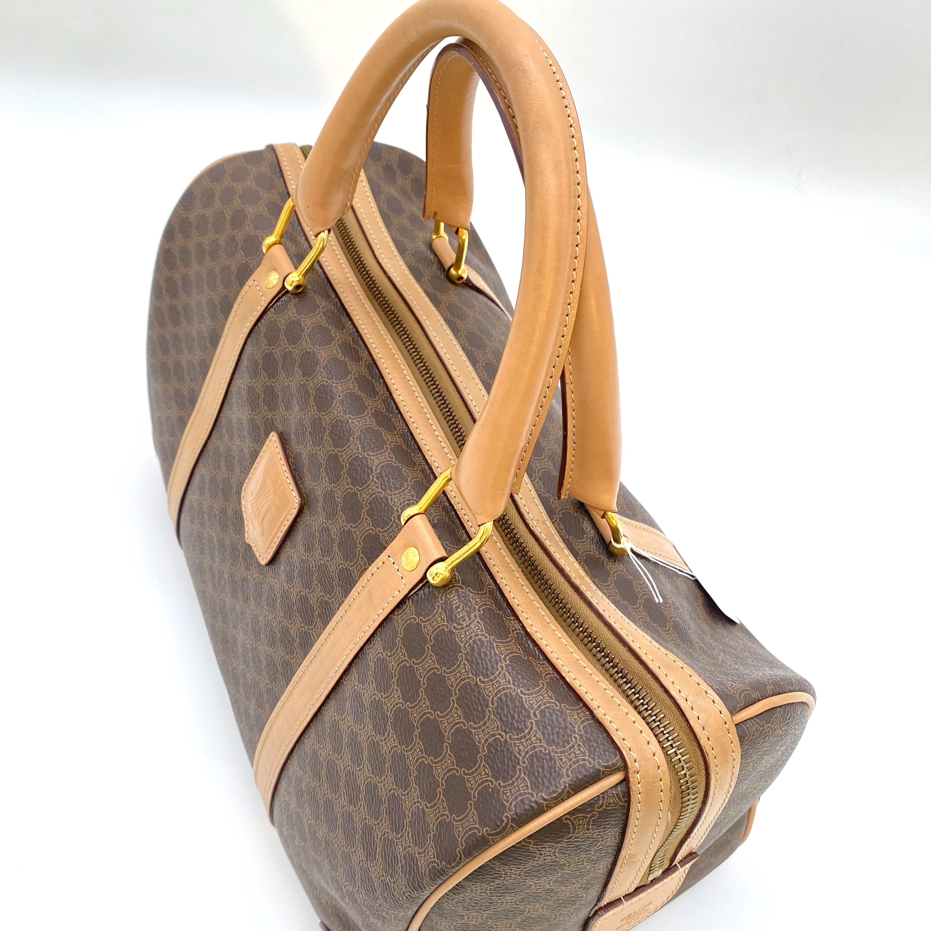 楽天市場】CELINE セリーヌ マカダム柄 M14 ボストン ボストンバッグ