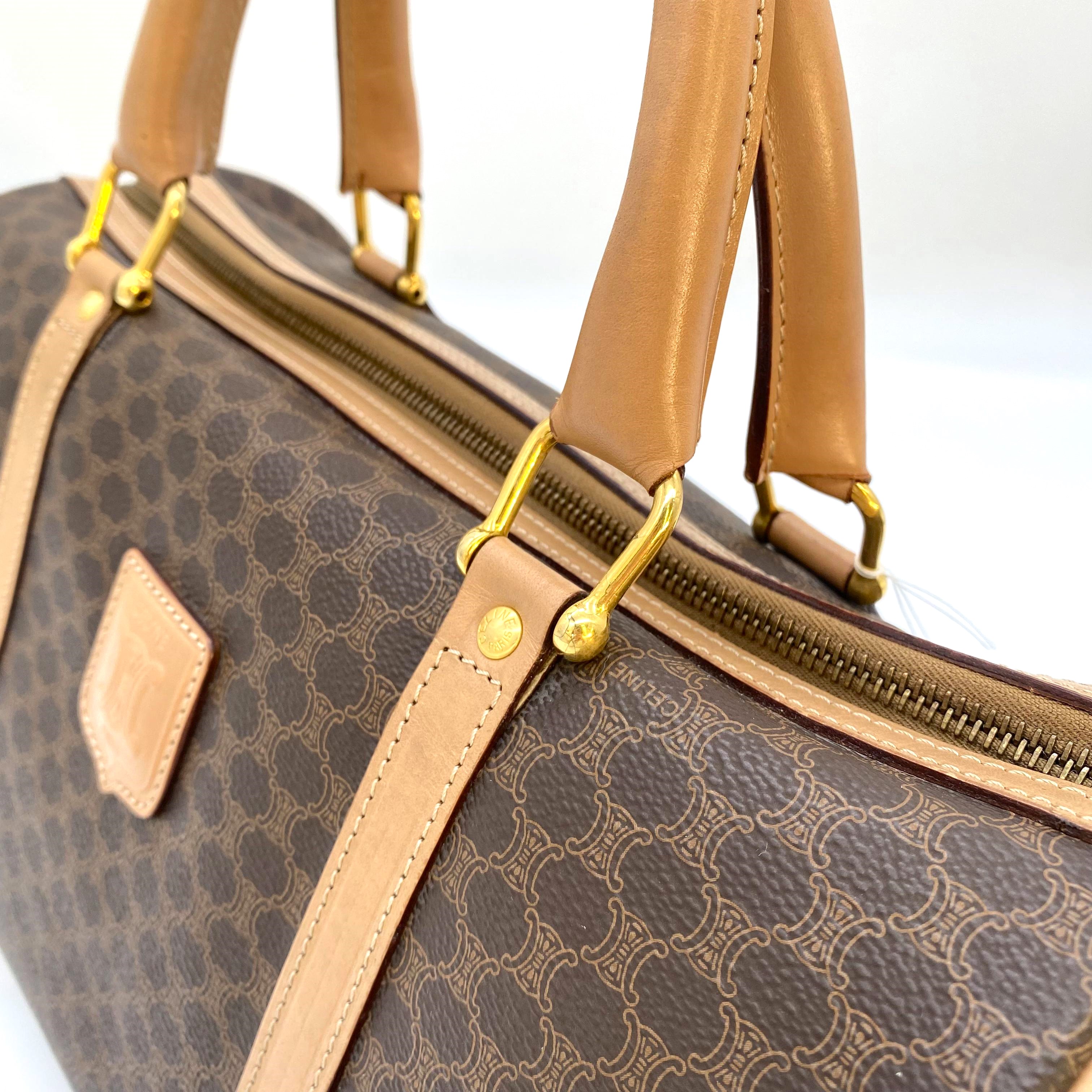 楽天市場】CELINE セリーヌ マカダム柄 M14 ボストン ボストンバッグ