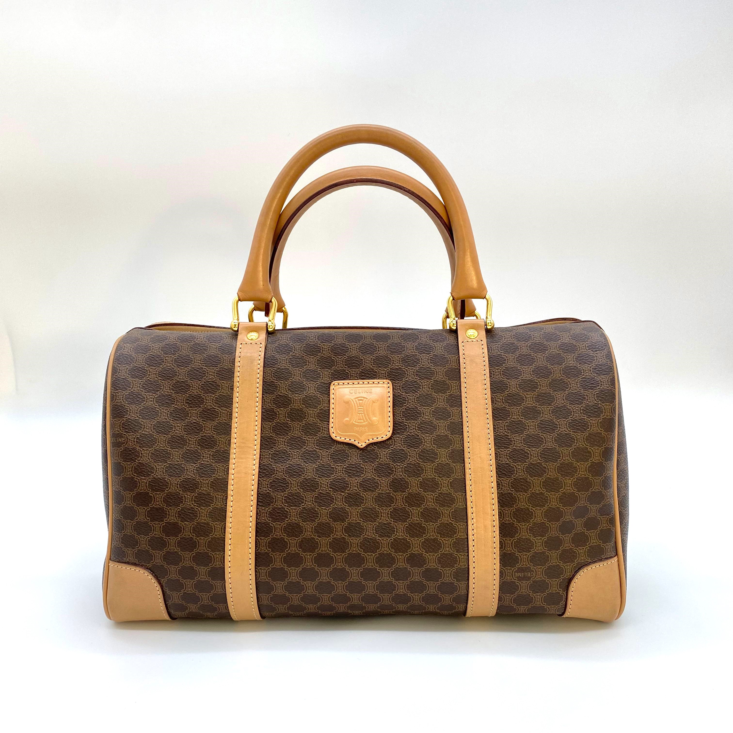 楽天市場】CELINE セリーヌ マカダム柄 M14 ボストン ボストンバッグ