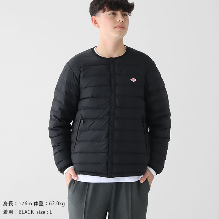 楽天市場】DANTON ダントン｜メンズ クルーネック インナーダウン