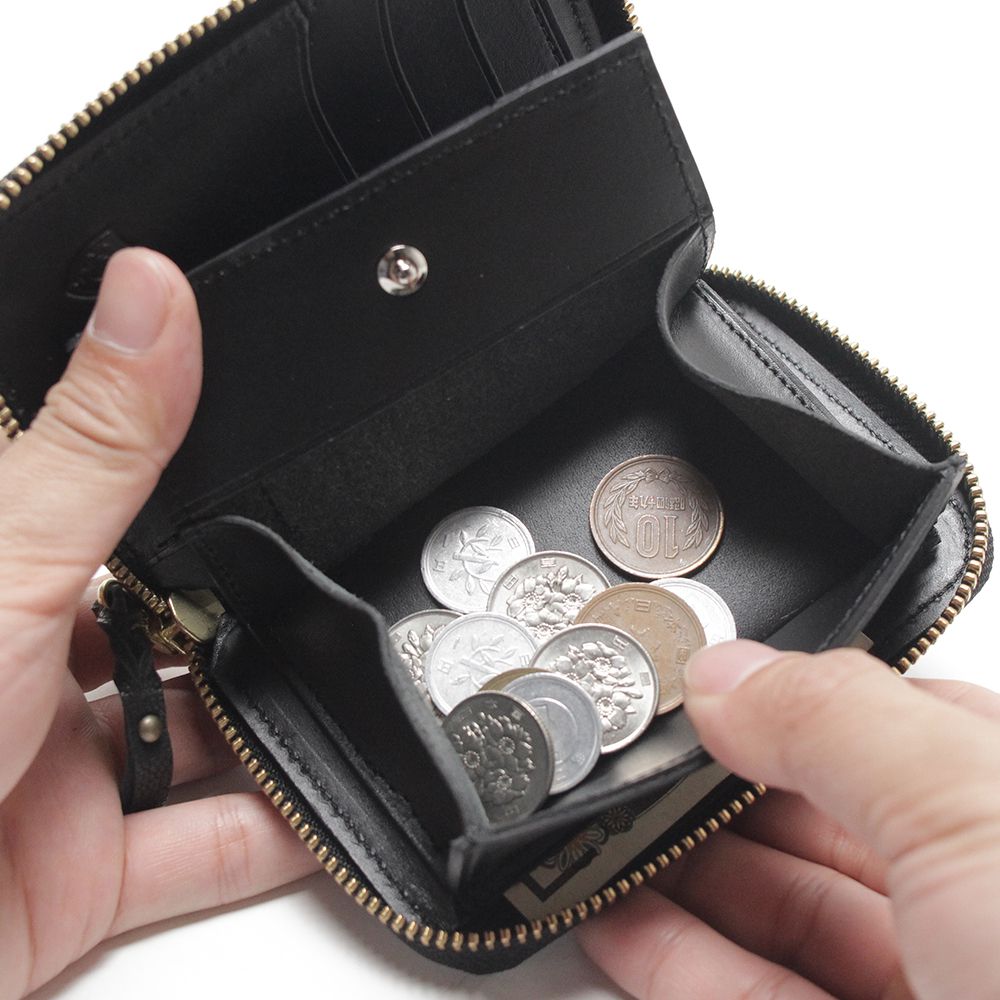 楽天市場】S'FACTORY エスファクトリー ファスナーミニウォレット