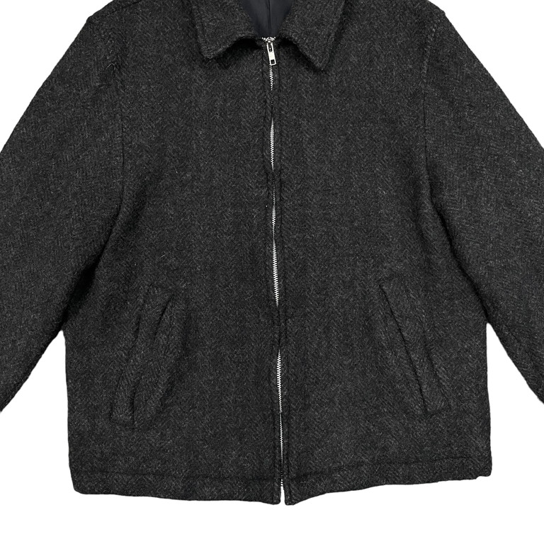 楽天市場】COMME des GARCONS HOMME 03AW BOILED WOOL ZIP-UP JACKET