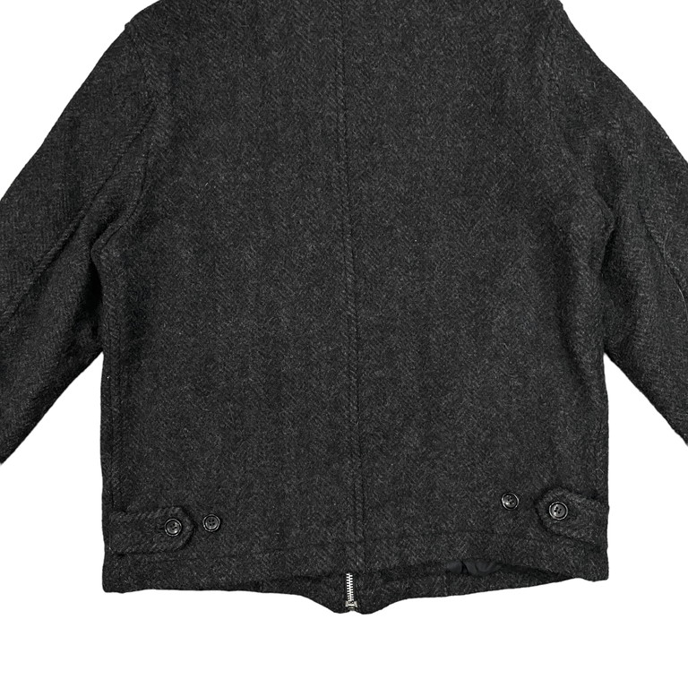 楽天市場】COMME des GARCONS HOMME 03AW BOILED WOOL ZIP-UP JACKET