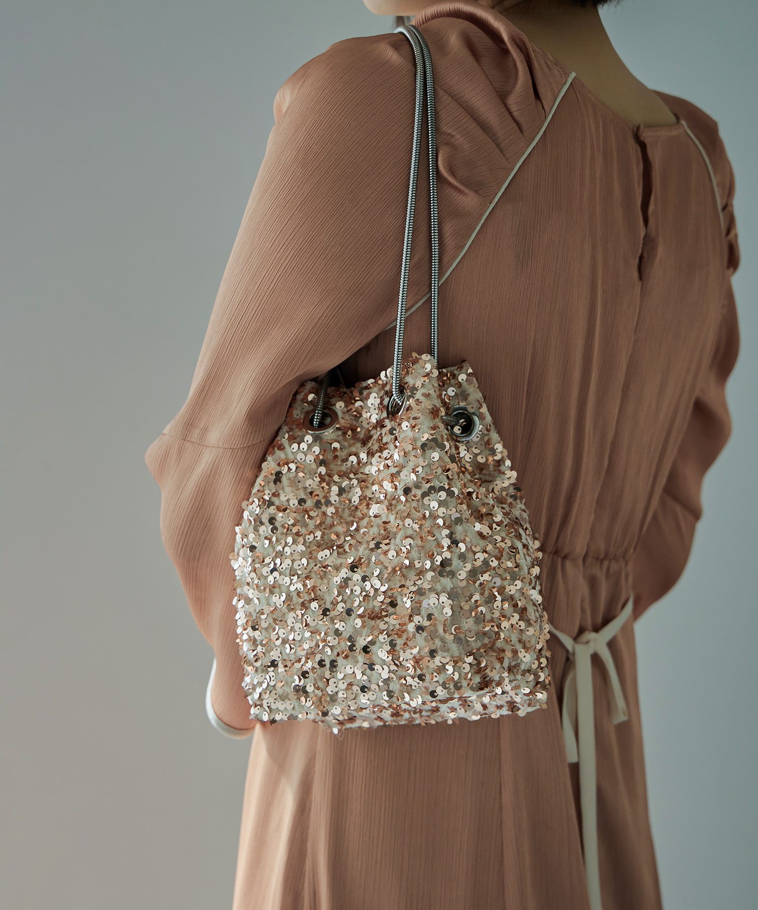 楽天市場】スパンコールバッグ パーティー 巾着 パーティーバッグ