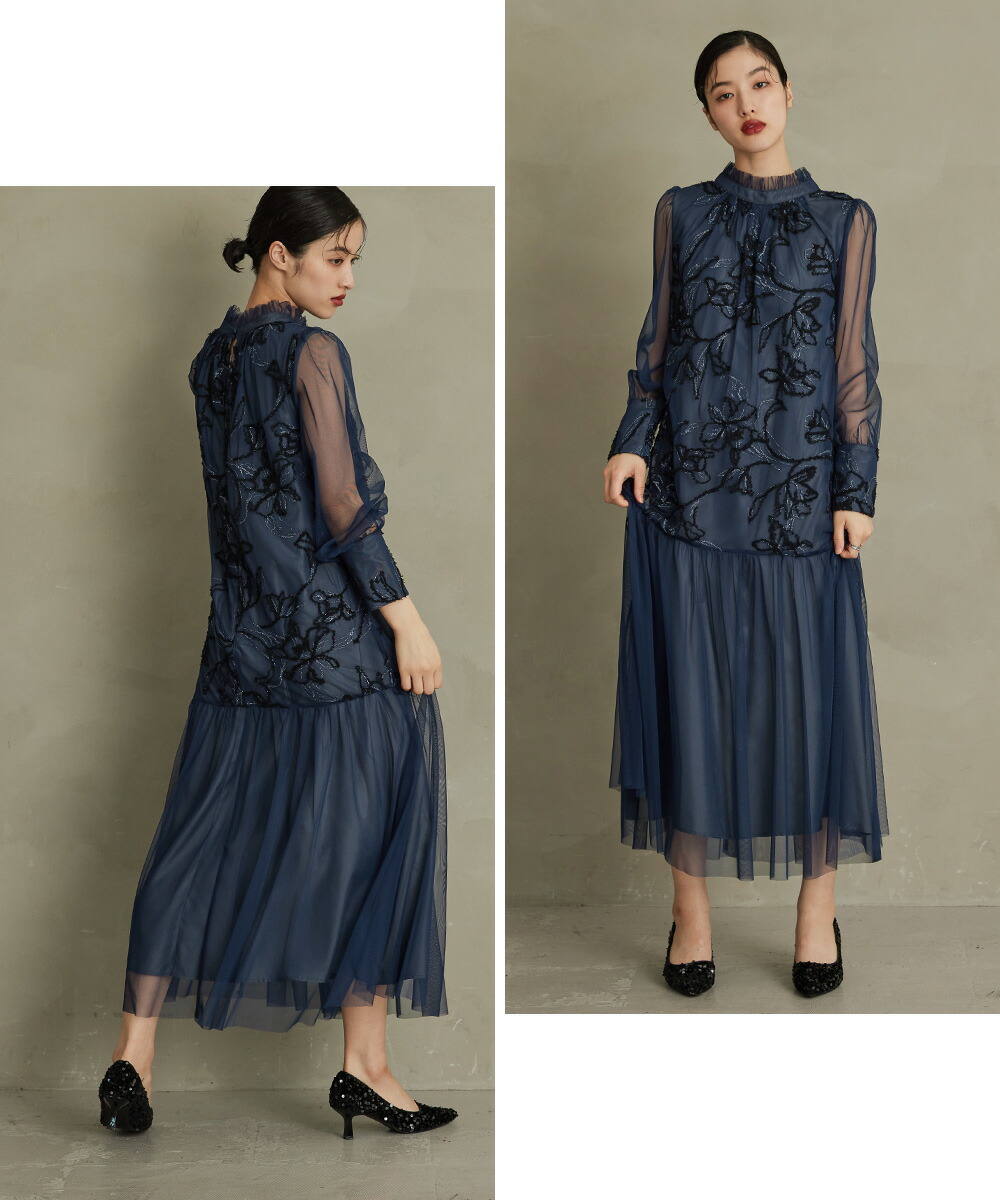 楽天市場】フェザーフラワーチュールドレス パーティードレス 結婚式