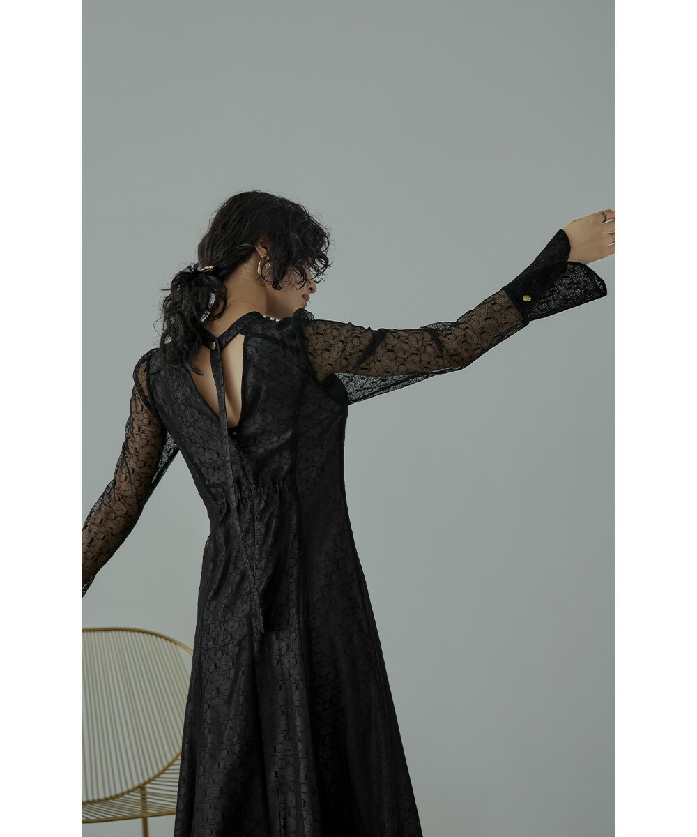 楽天市場】バックオープンジオメトリックドレス パーティードレス 結婚