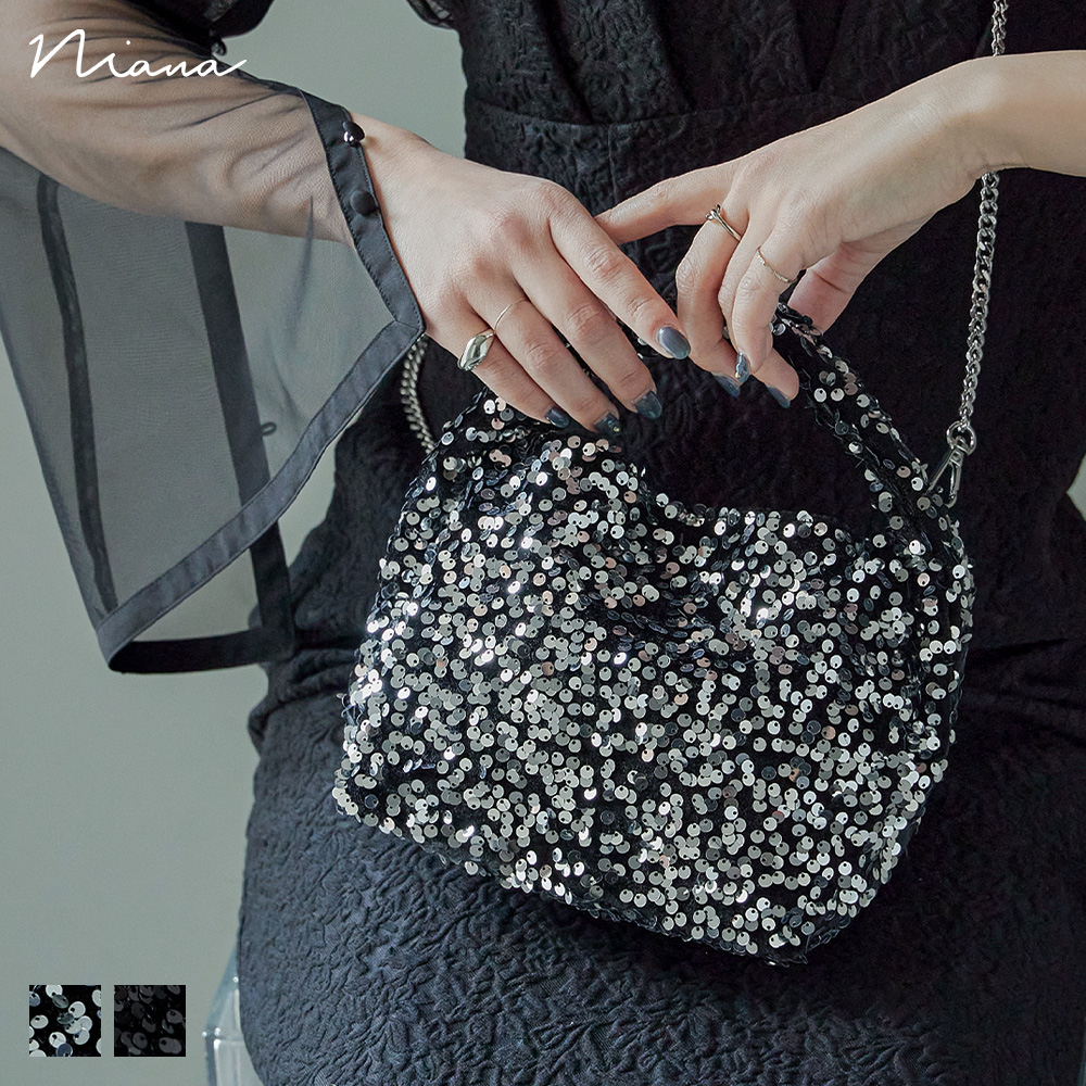 楽天市場】2wayスパンコールパーティーバッグ スパンコールバッグ 結婚