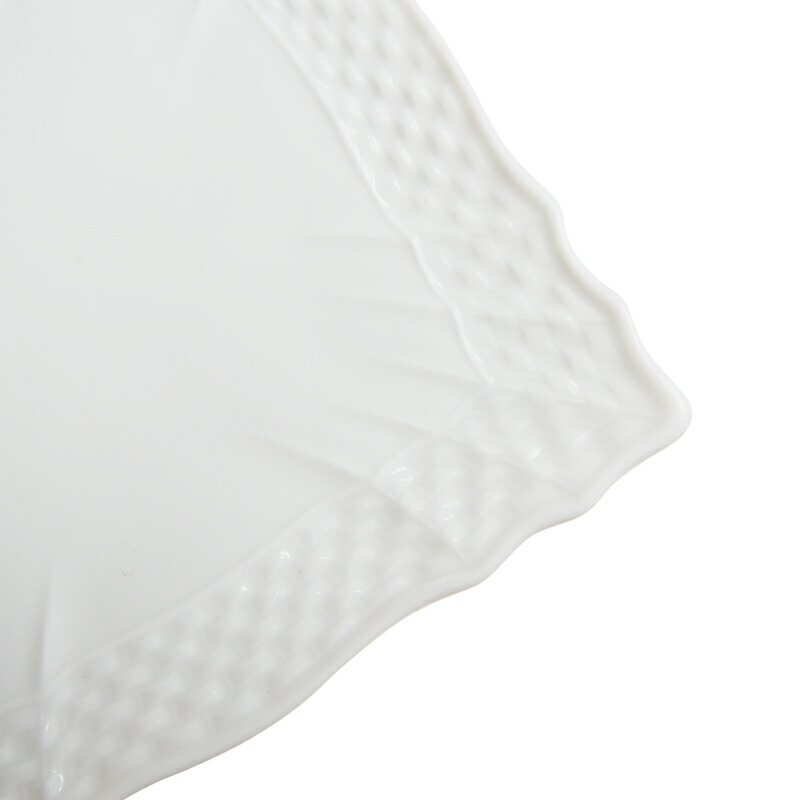 ジノリ ベッキオホワイト 14.5スクエアプレート×3 Amazon.co.jp