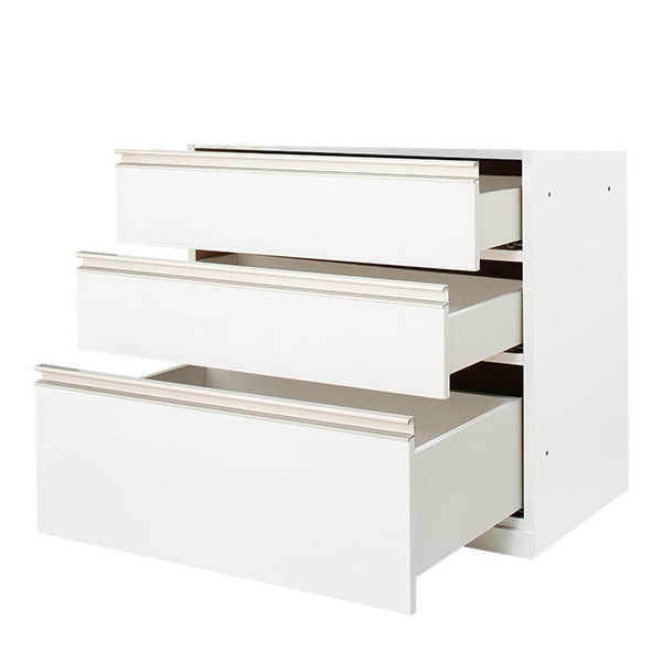 楽天市場】[幅80cm] 下台ロータイプ 奥行51cm用 (ﾘｶﾞｰﾚL50-80C WH