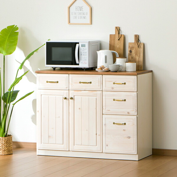 楽天市場】[幅105cm] カウンター (シナモ105 WH) ニトリ 【配送員設置