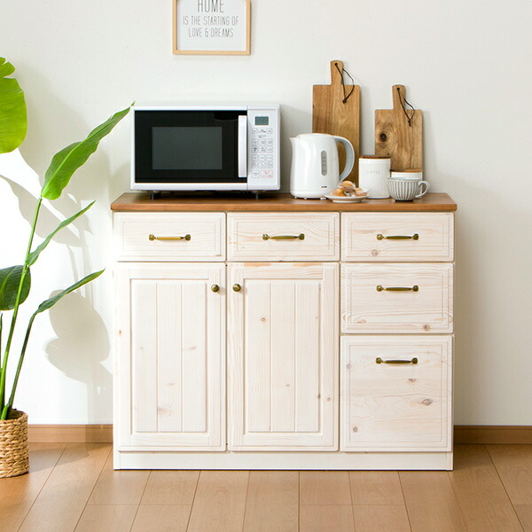 楽天市場】[幅105cm] カウンター (シナモ105 WH) ニトリ 【配送員設置