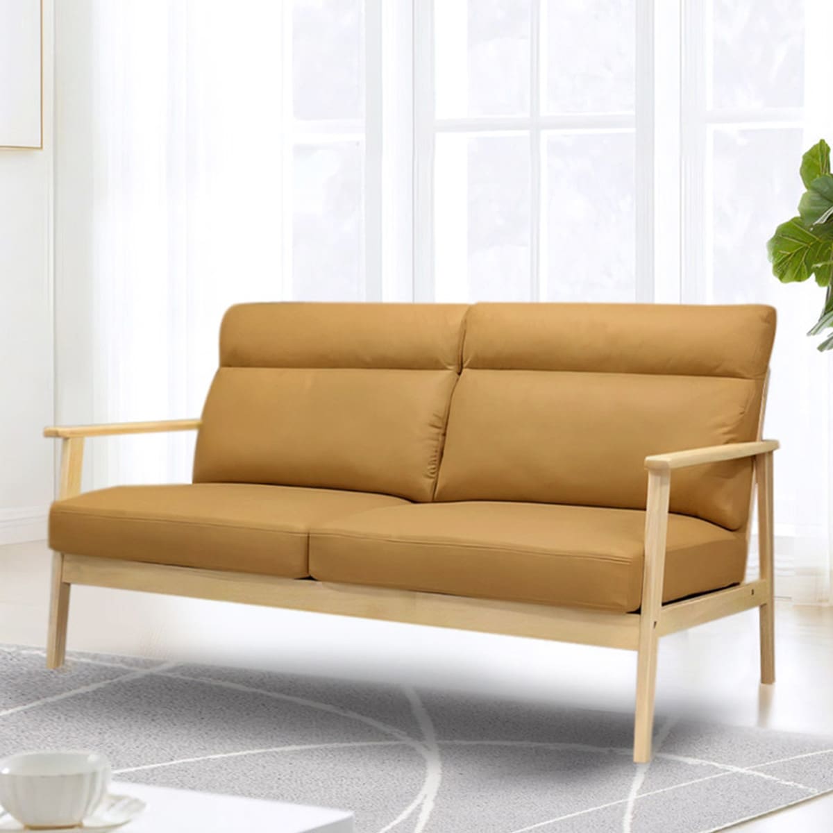 楽天市場】3人掛け 北欧風合成皮革ソファ （AX-1820） ニトリ メーカー