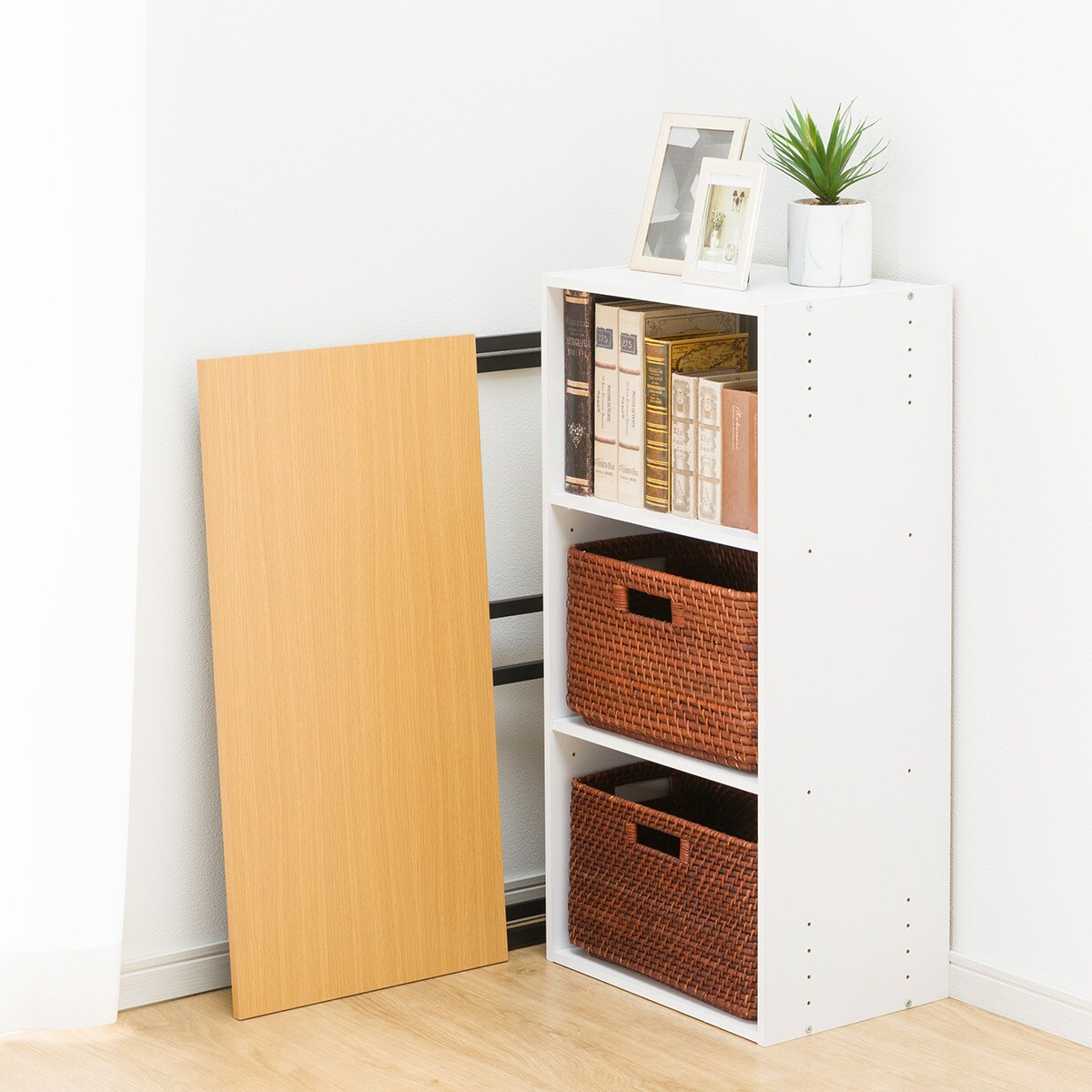 楽天市場】折りたたみデスク (ZK009 80 LBR) ニトリ 【玄関先迄納品