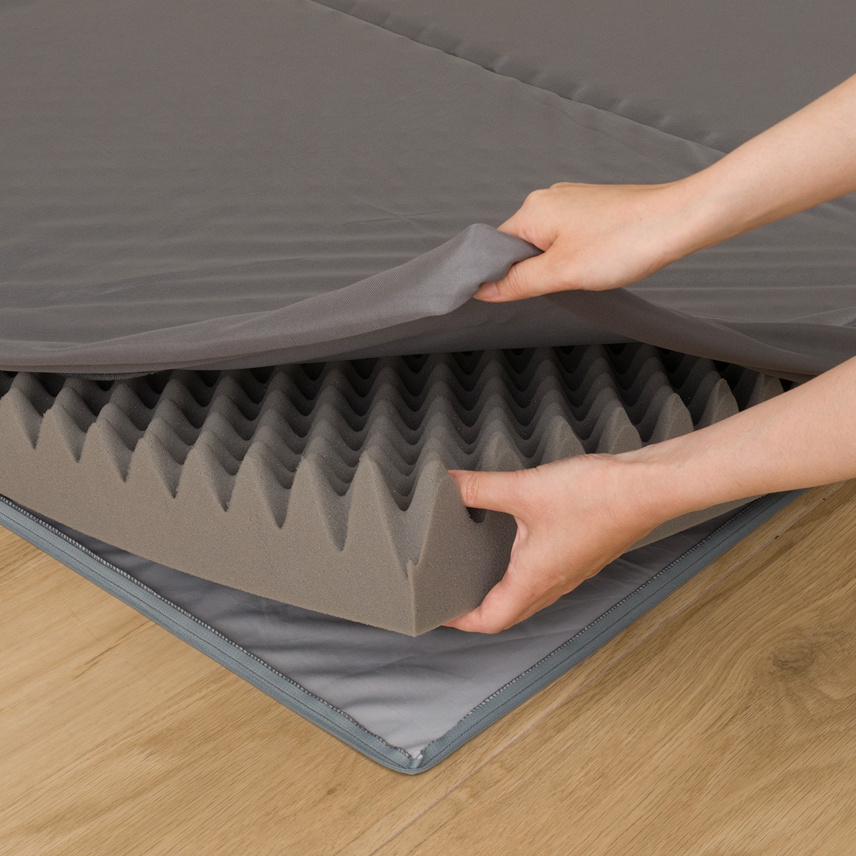 楽天市場】点で支える 体圧分散敷布団 シングル・セミダブル・ダブル