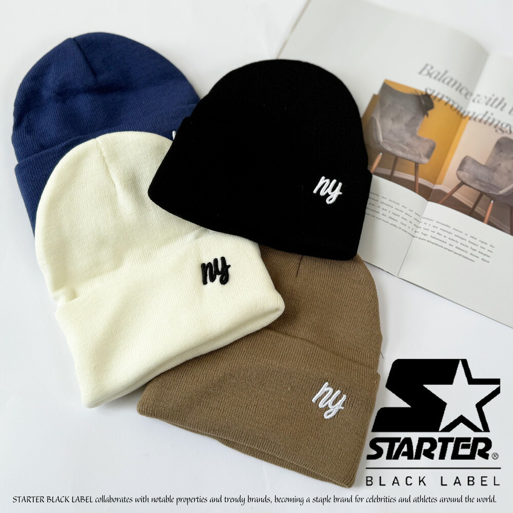 楽天市場】STARTER BLACK LABEL スターター ブラックレーベル KNIT CAP