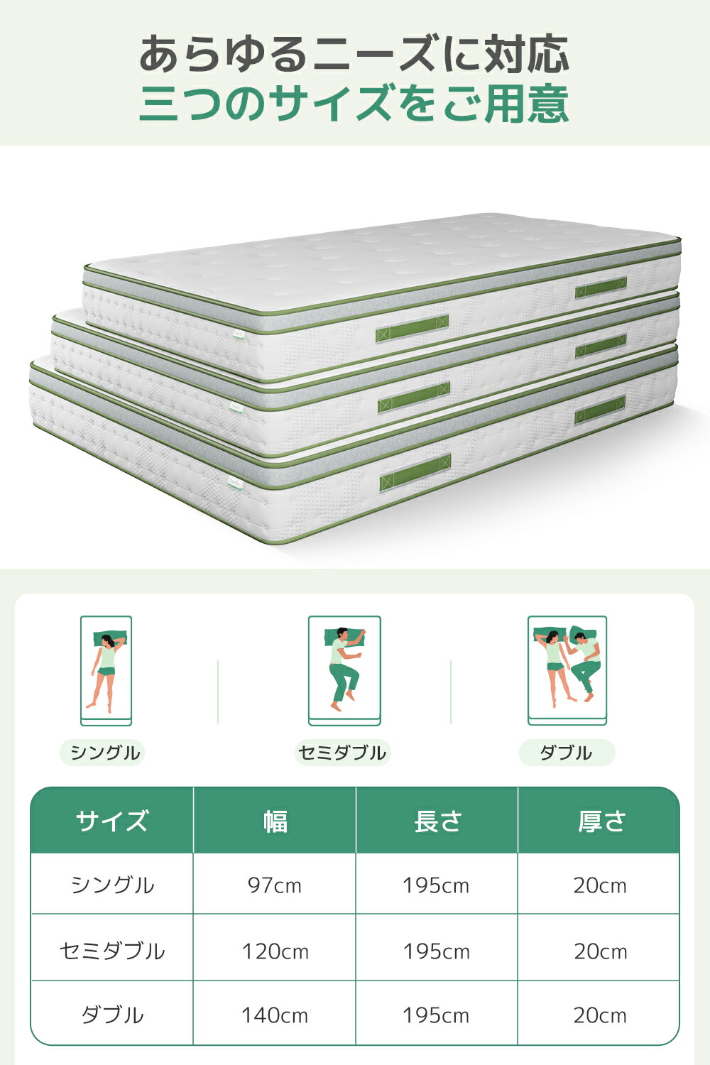 楽天市場】Novilla ポケットコイル マットレス シングル セミダブル