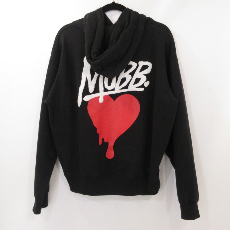 楽天市場】【中古】MOBB | モブ HEART DRIP HOODIE パーカー ブラック