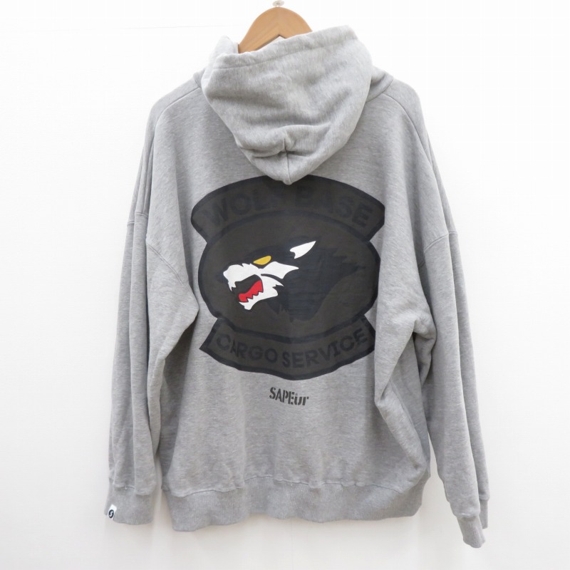 楽天市場】【中古】SAPEur | サプール パーカー グレー サイズ：L