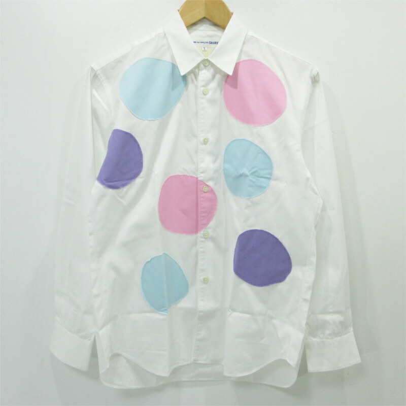 楽天市場】ギャルソン パッチワークシャツの通販