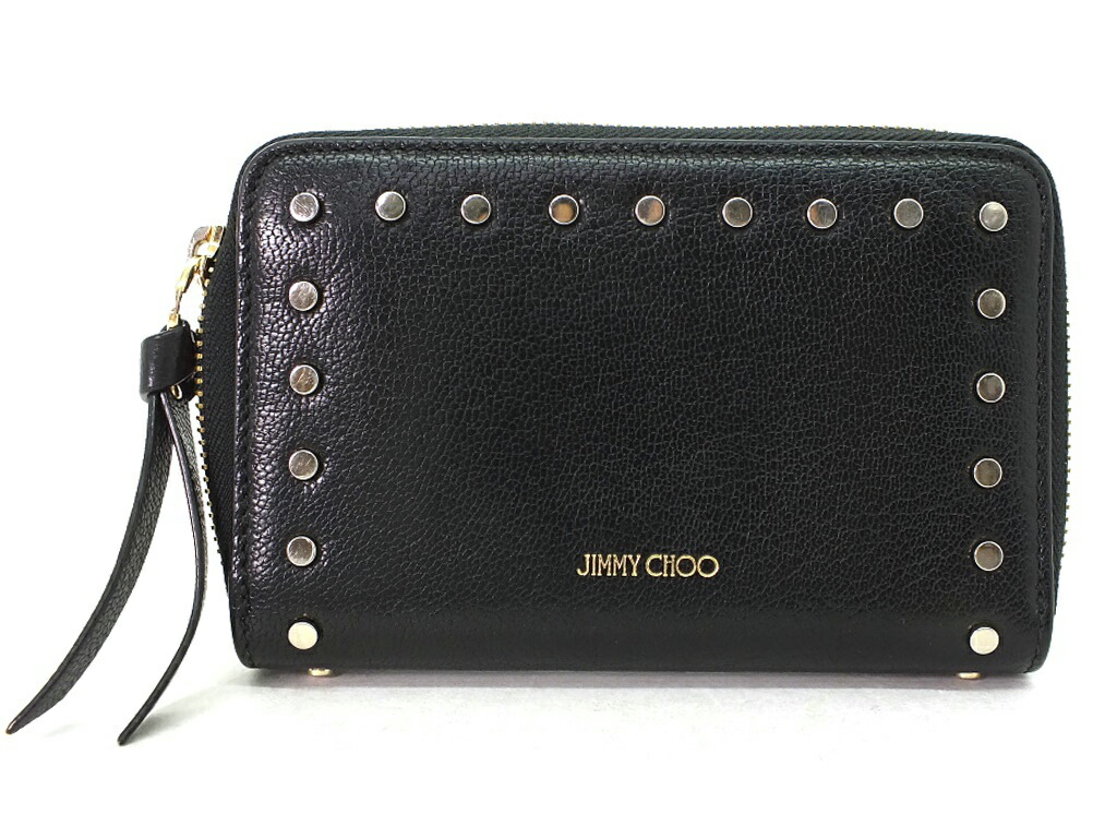 楽天市場】ジミーチュウ 財布 スタッズ（カラーブラック）（バッグ