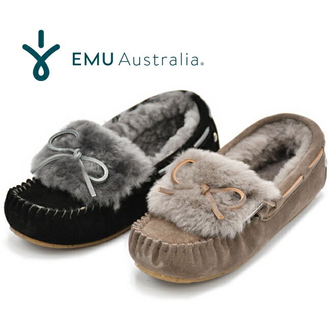 楽天市場】EMU Australia エミュ エミュー モカシン シープスキン