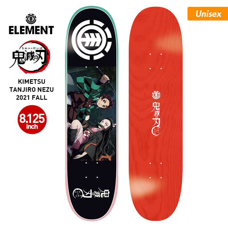 楽天市場】ELEMENT/エレメント スケートボード デッキ単品 鬼滅の刃