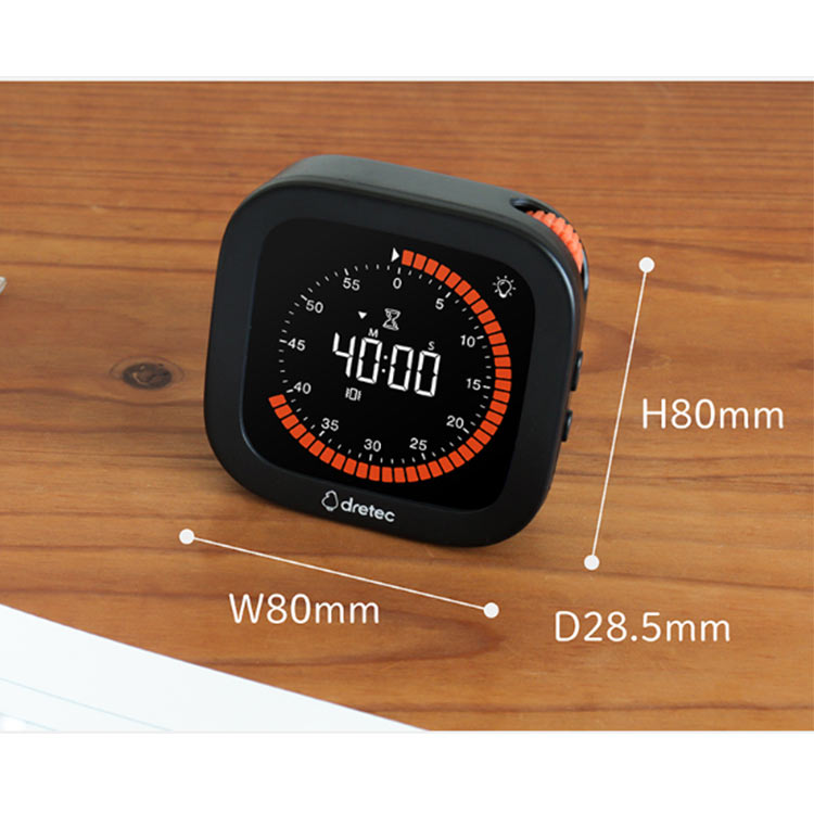 楽天市場】dretec ドリテック T-648ビジュアルタイマー 勉強タイマー