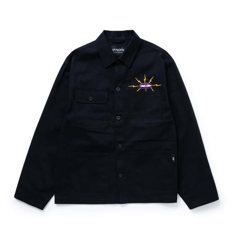 楽天市場】【 TOY MACHINE / LIGHTNING EYE TWILL WORK JKT / BLACK