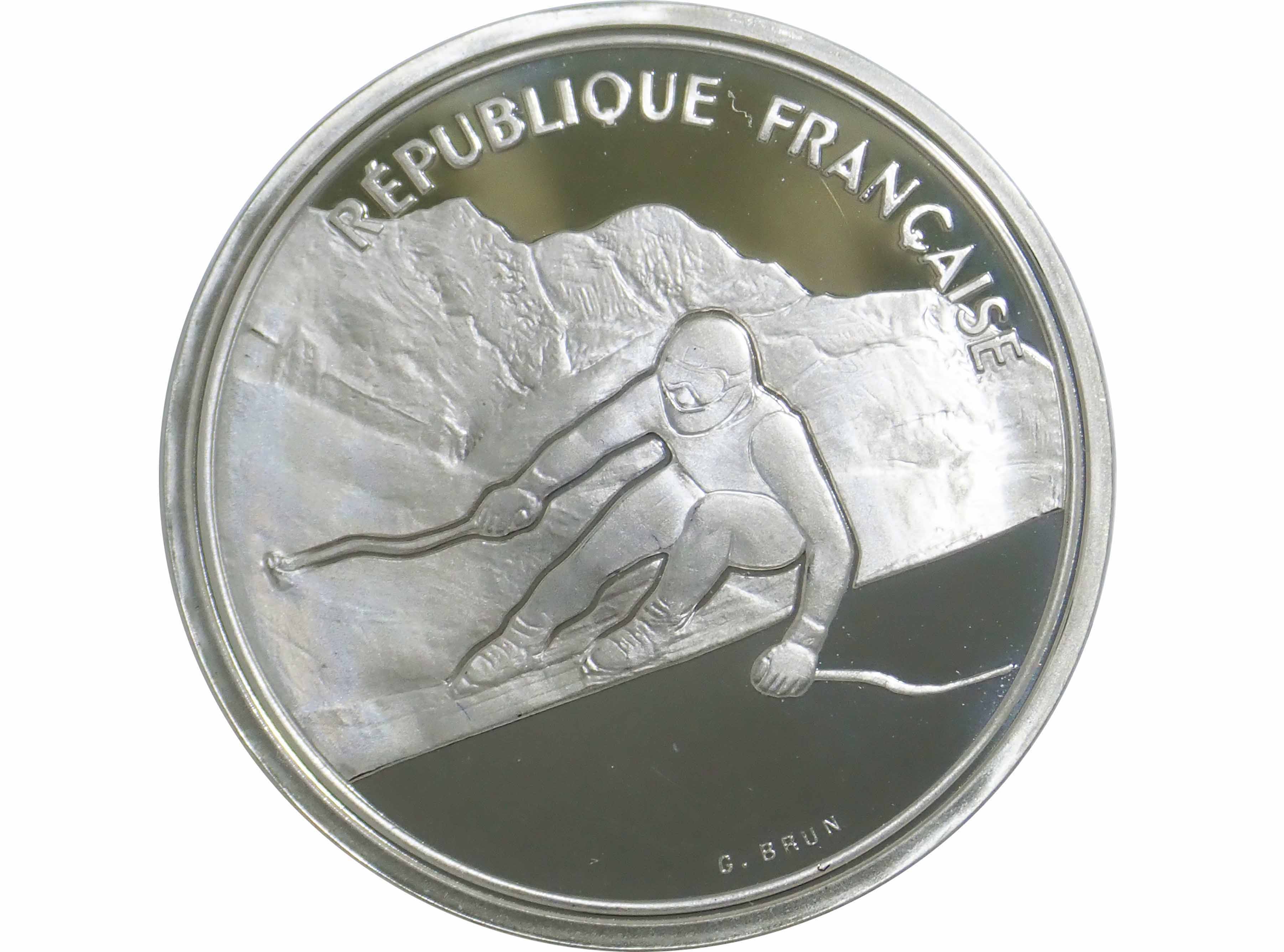 楽天市場】【ALBERTVILLE 92】 アンティークコイン フランス 100フラン