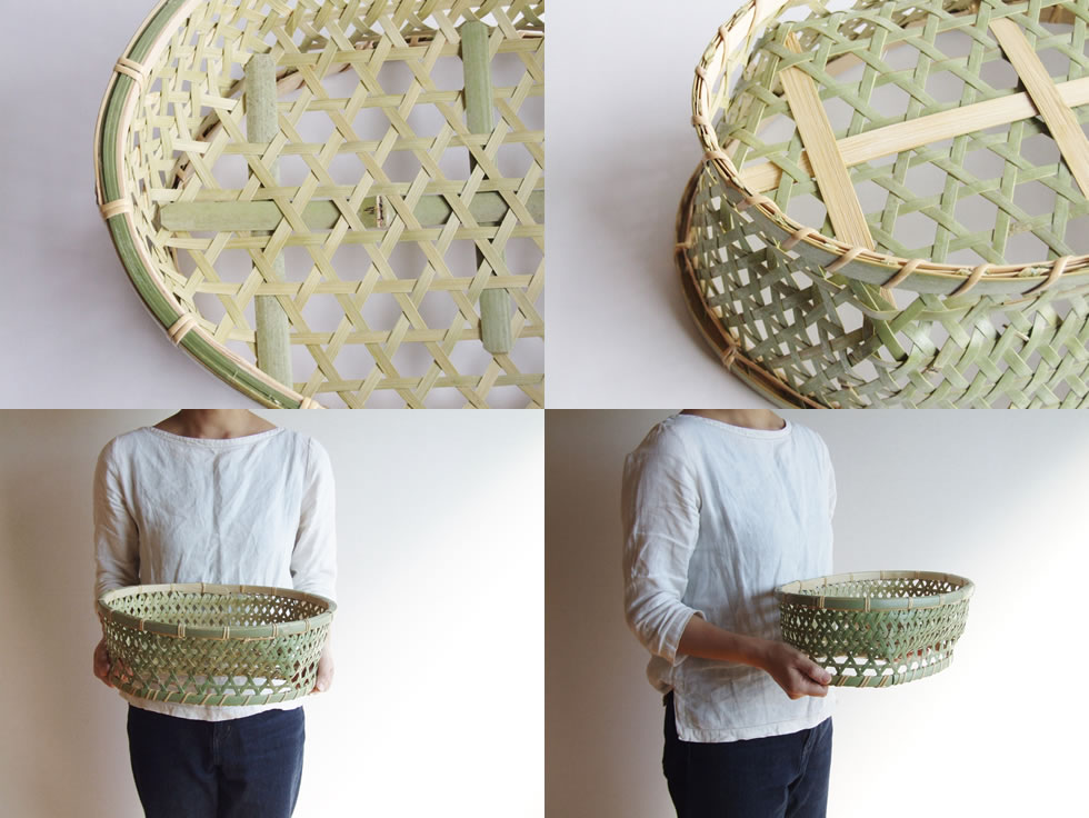 楽天市場】【日本の竹細工】椀かご 楕円 大サイズ 3〜4人用 底補強力竹