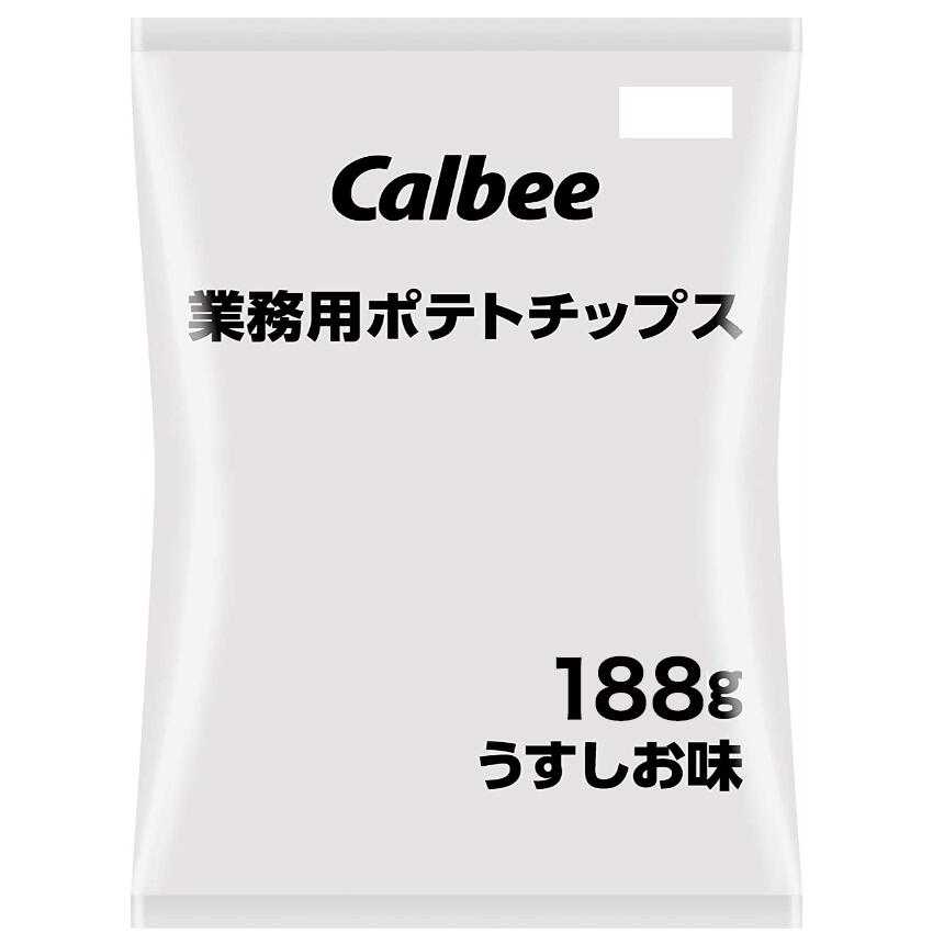 楽天市場】カルビー 業務用ポテトチップス うすしお味 188g×6袋 : 博多