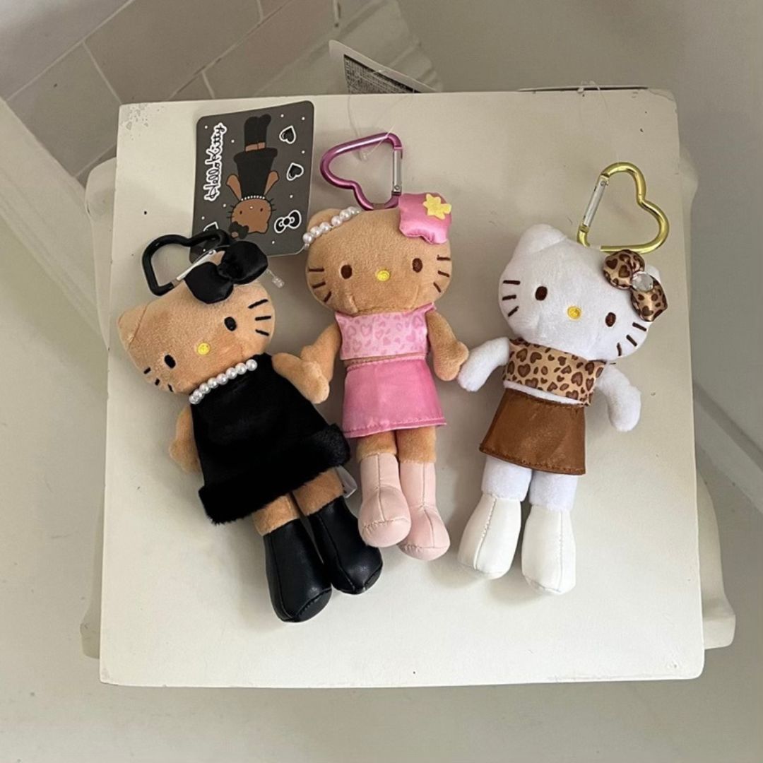 楽天市場】ハローキティ 足長キティ チャーム キーリング 日焼けキティ