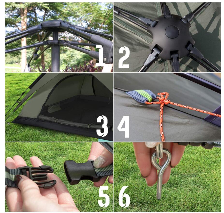 楽天市場】YACONE テント ワンタッチテント 2WAY テント 3〜4人用 設営